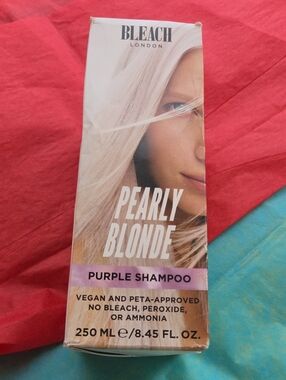 Bleach London Pearly Blonde Purple Shampoo - NIB 8.45 Oz